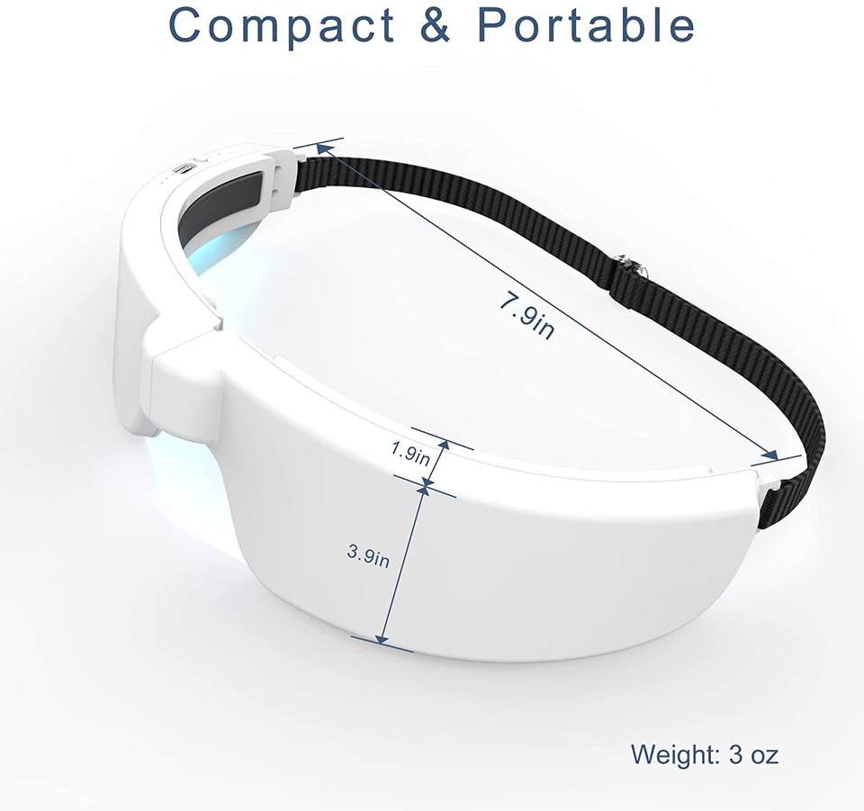 Light Therapy Glasses – Portable Lamp for Depression & Mood Support