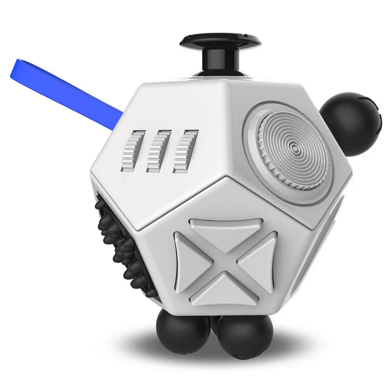 Fidget Cube – 12-Sided EDC Sensory Stress Relief Toy