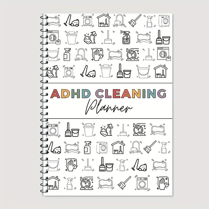 ADHD-Friendly Cleaning Planner – Color-Coded Daily & Weekly Organizer