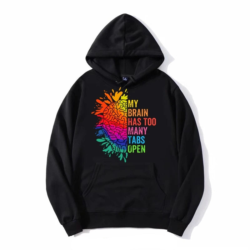 "ADHD Is Awesome" Classic Pullover Hoodie – Oversized Streetwear