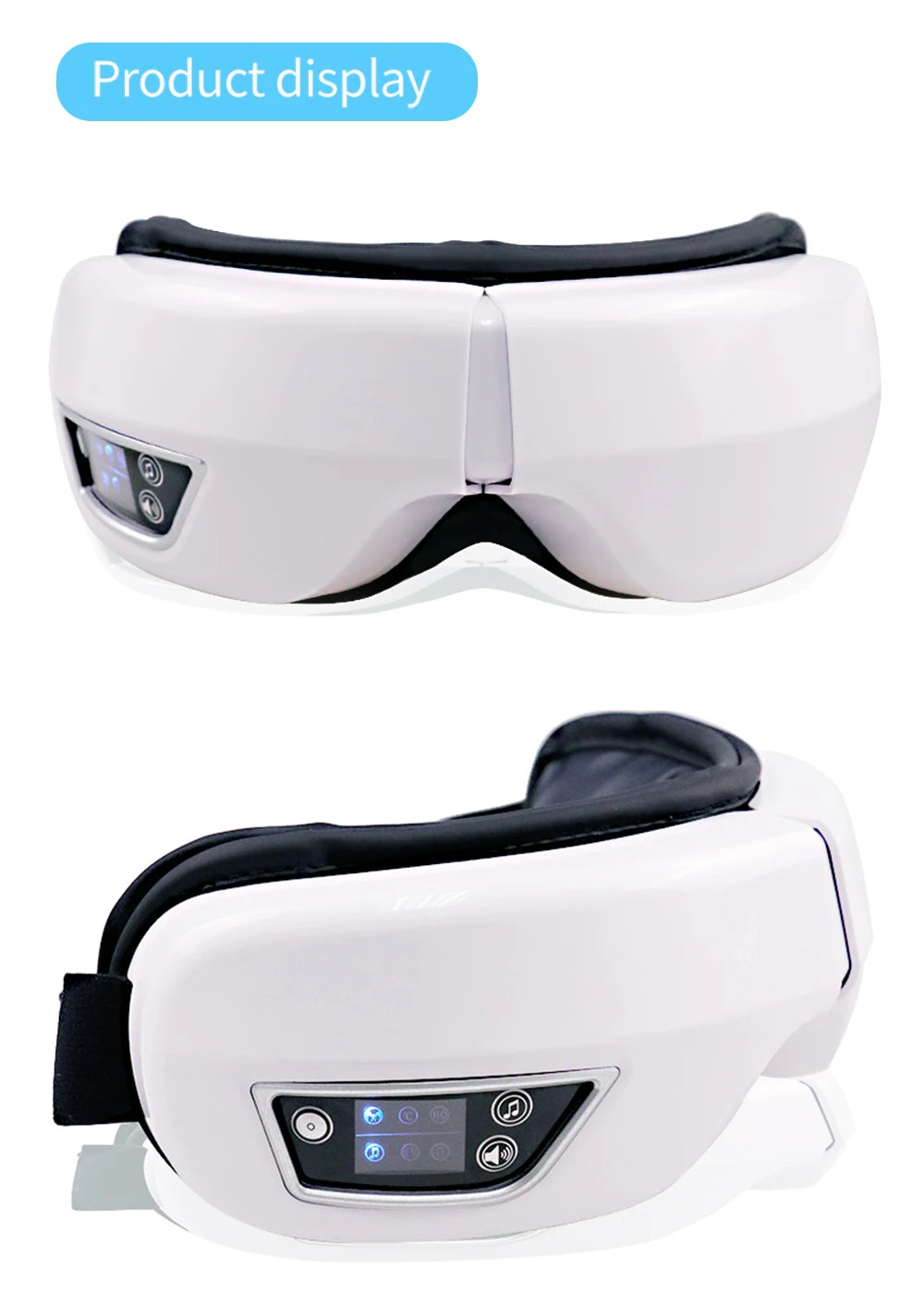 Smart Eye Massager – Airbag Vibration with Bluetooth Music