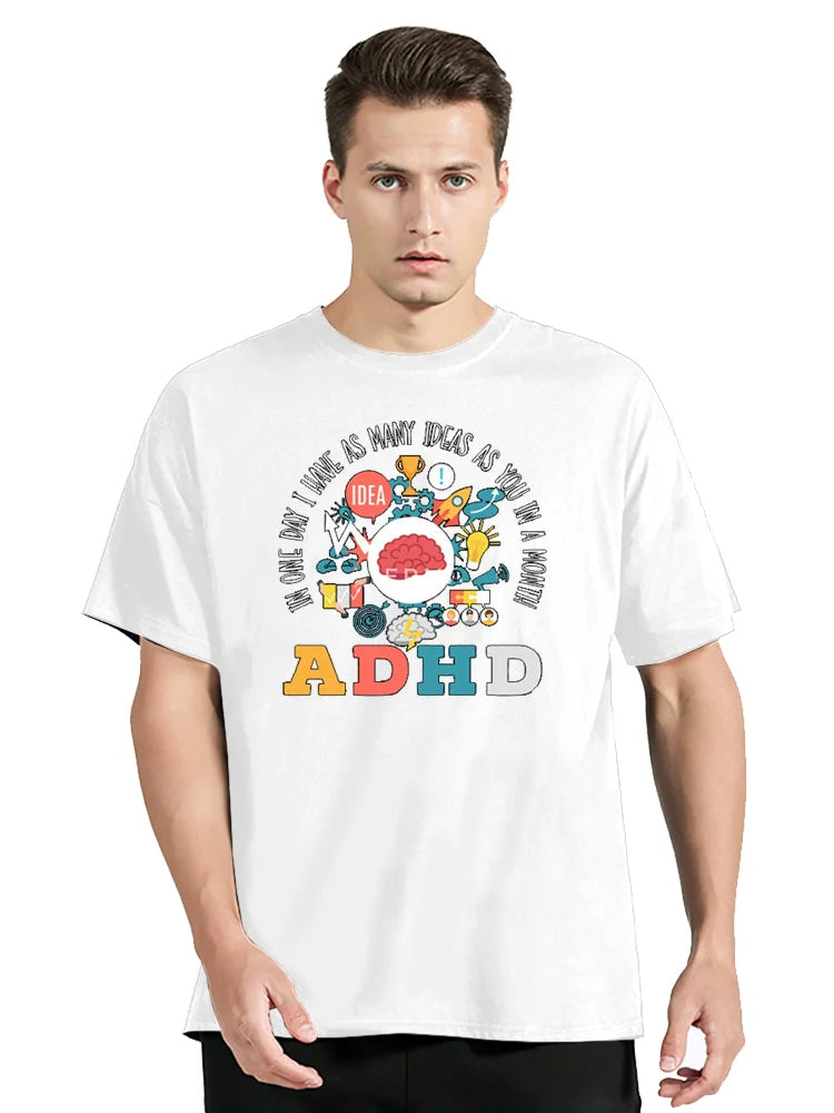 Neurodiversity Graphic Fitness T-Shirt – Oversized Unisex Tee