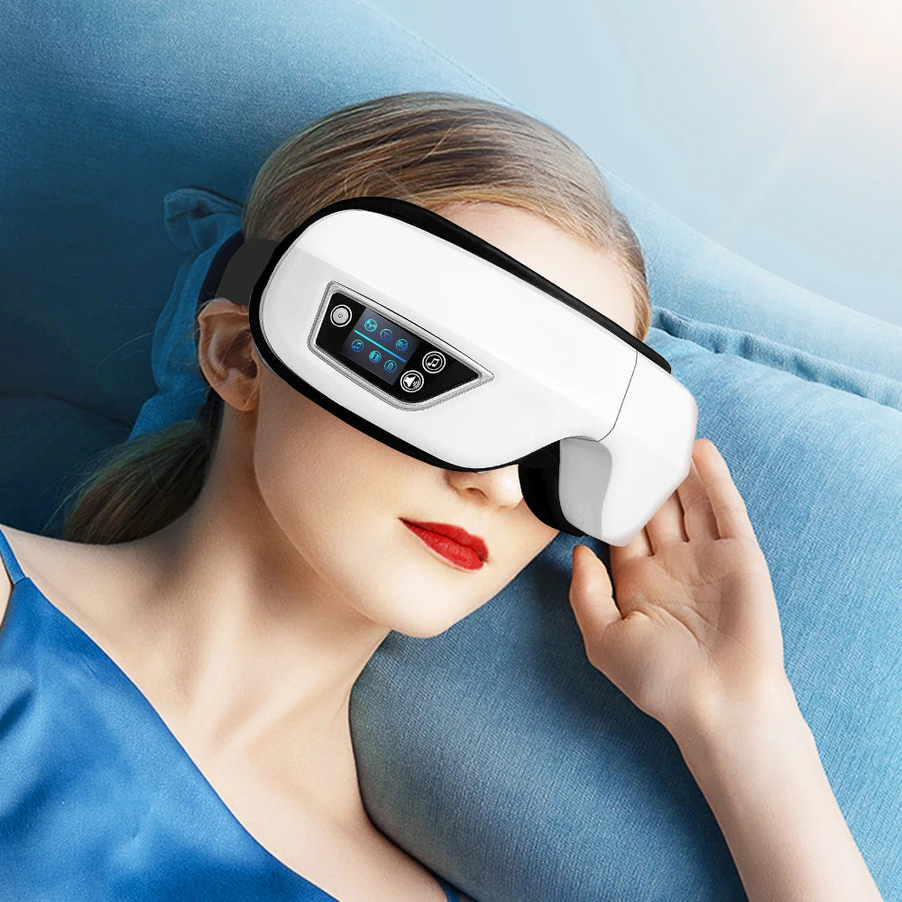 Smart Eye Massager – Airbag Vibration with Bluetooth Music