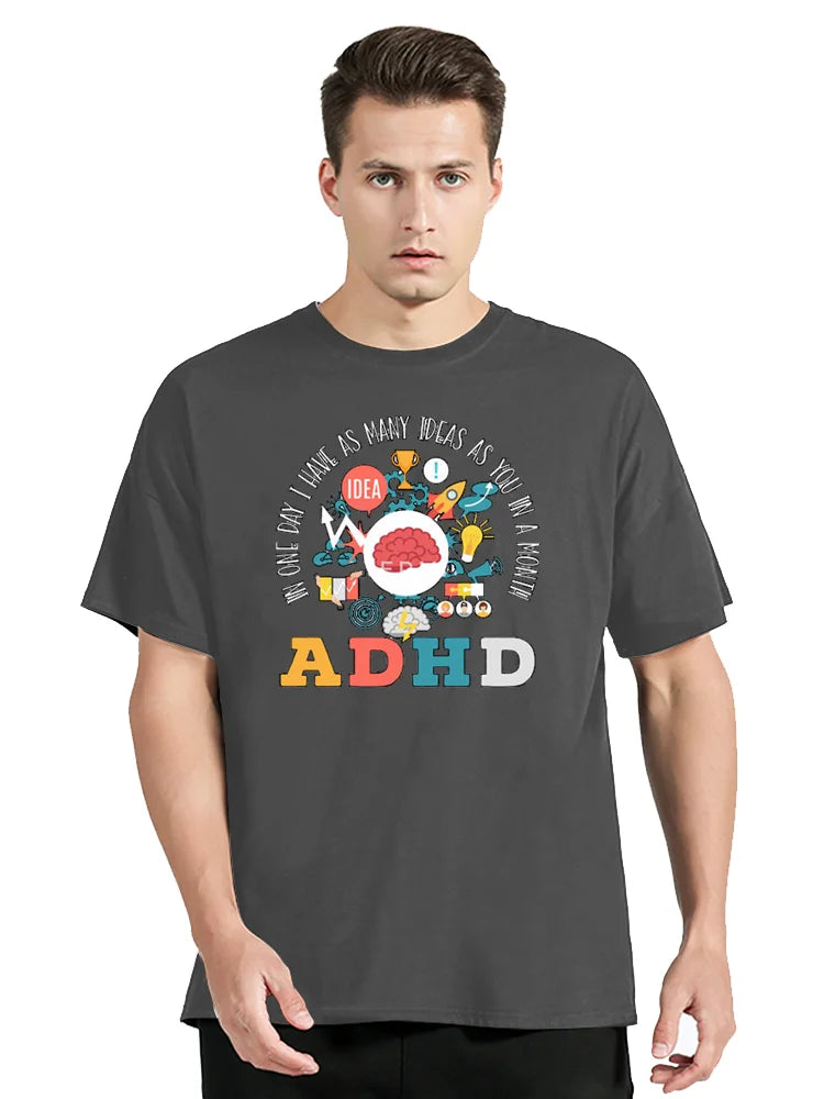 Neurodiversity Graphic Fitness T-Shirt – Oversized Unisex Tee