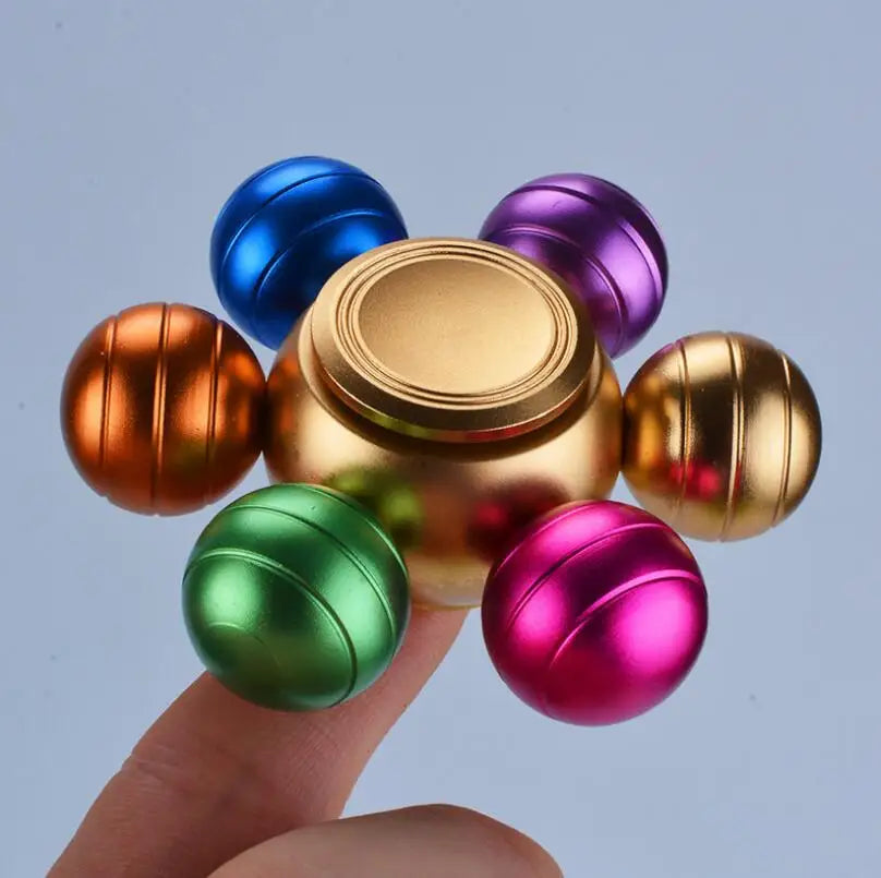Rainbow Metal Fidget Spinner – Anti-Anxiety ADHD Toy
