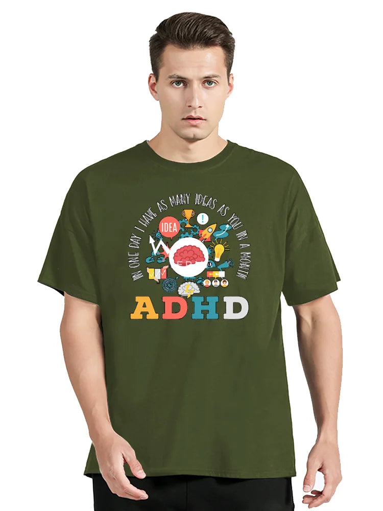 Neurodiversity Graphic Fitness T-Shirt – Oversized Unisex Tee
