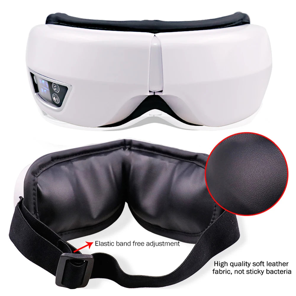 Smart Eye Massager – Airbag Vibration with Bluetooth Music