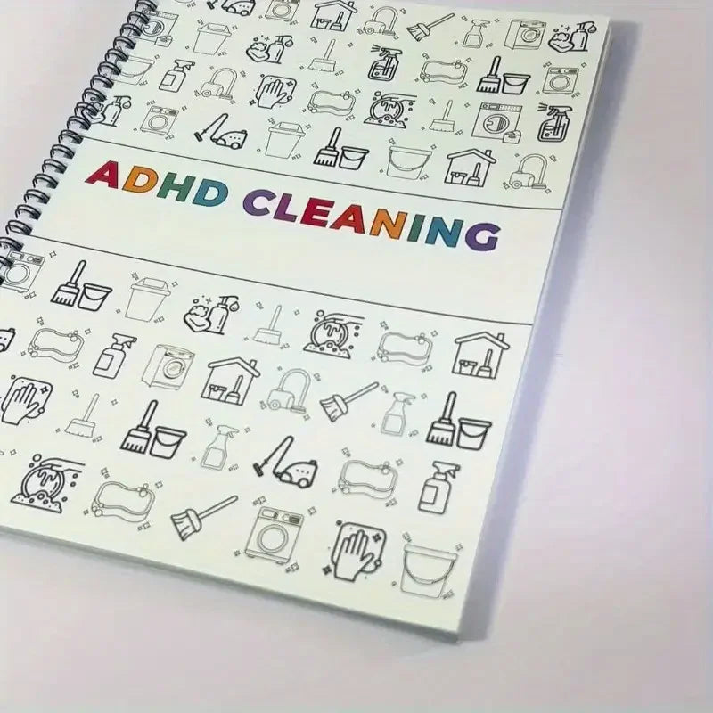 ADHD-Friendly Cleaning Planner – Color-Coded Daily & Weekly Organizer