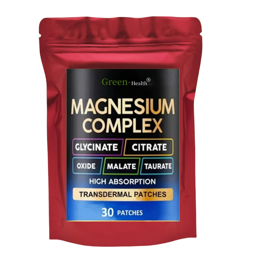 5-in-1 Complex Transdermal Patches – Stress, Muscle & Heart Support