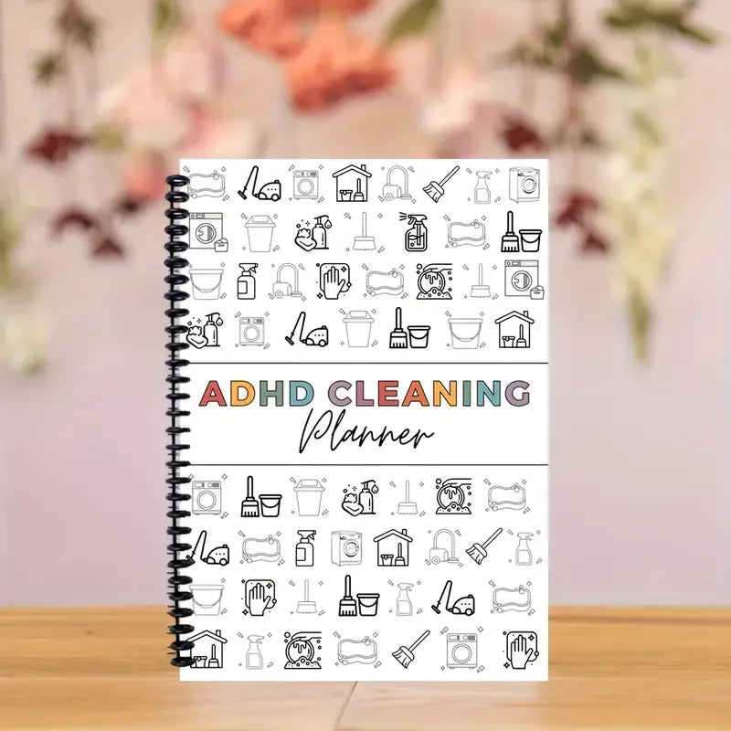 ADHD-Friendly Cleaning Planner – Color-Coded Daily & Weekly Organizer