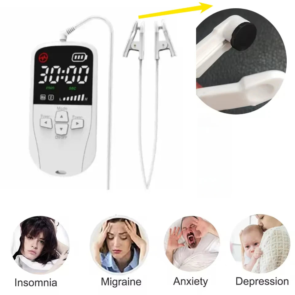 Vagus Nerve Stimulation Ear Clip Device – Anxiety & Insomnia Relief