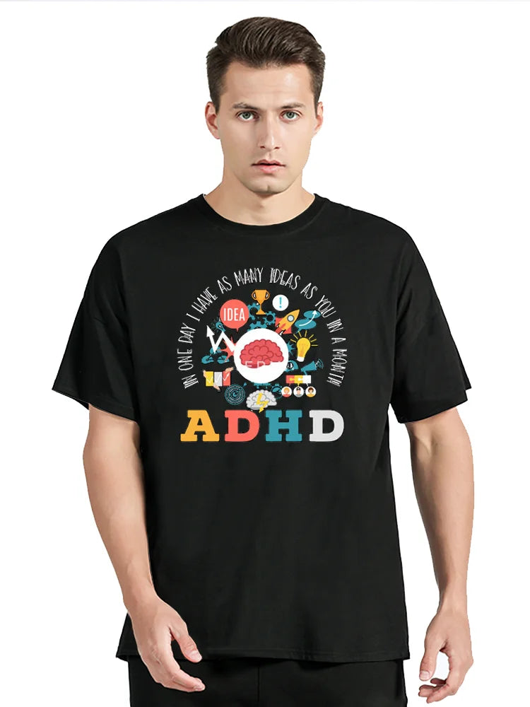 Neurodiversity Graphic Fitness T-Shirt – Oversized Unisex Tee