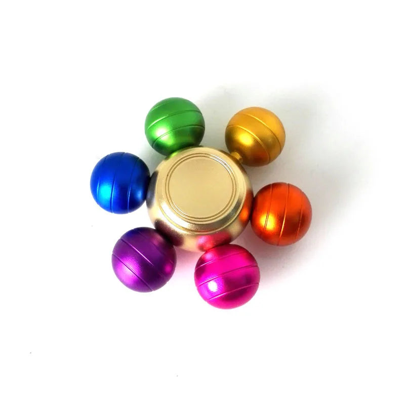 Rainbow Metal Fidget Spinner – Anti-Anxiety ADHD Toy