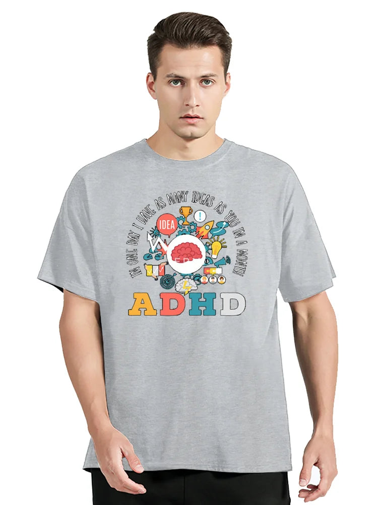 Neurodiversity Graphic Fitness T-Shirt – Oversized Unisex Tee